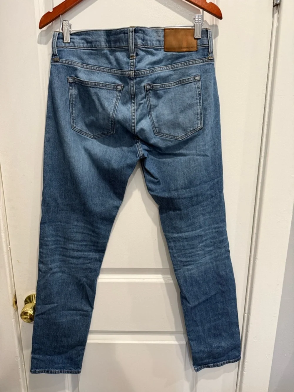 J. Crew Slim Distressed Blue Jeans